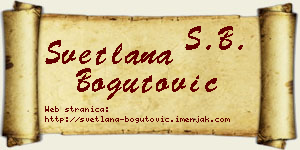 Svetlana Bogutović vizit kartica